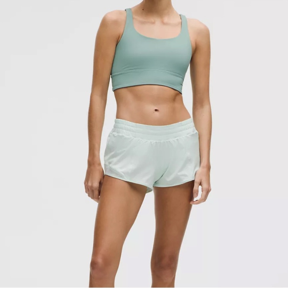 Lululemon Mint Breeze Hotty Hot Shorts